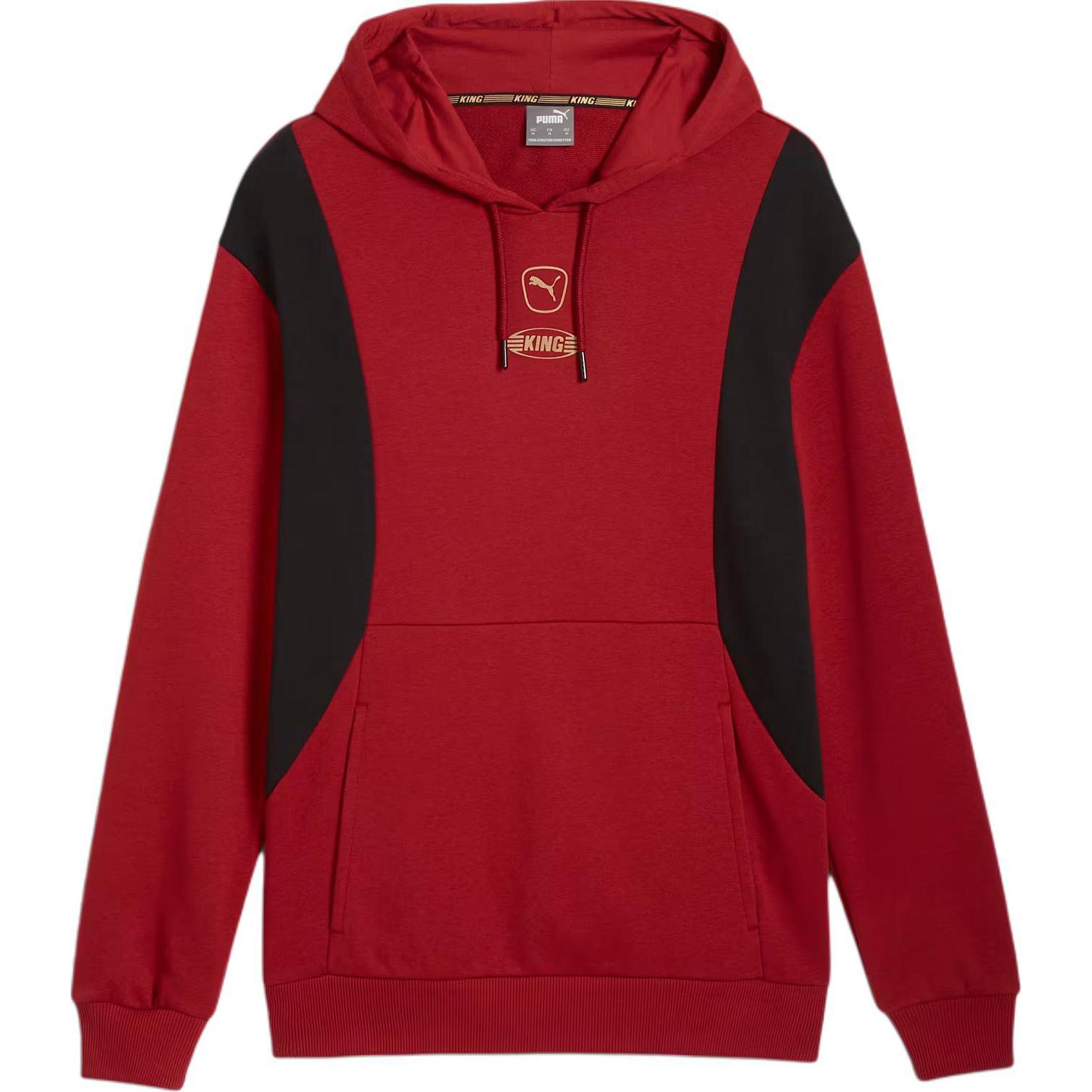 Puma Football King Red Pullover Hoodie Long Sleeve Sweater 658988-02