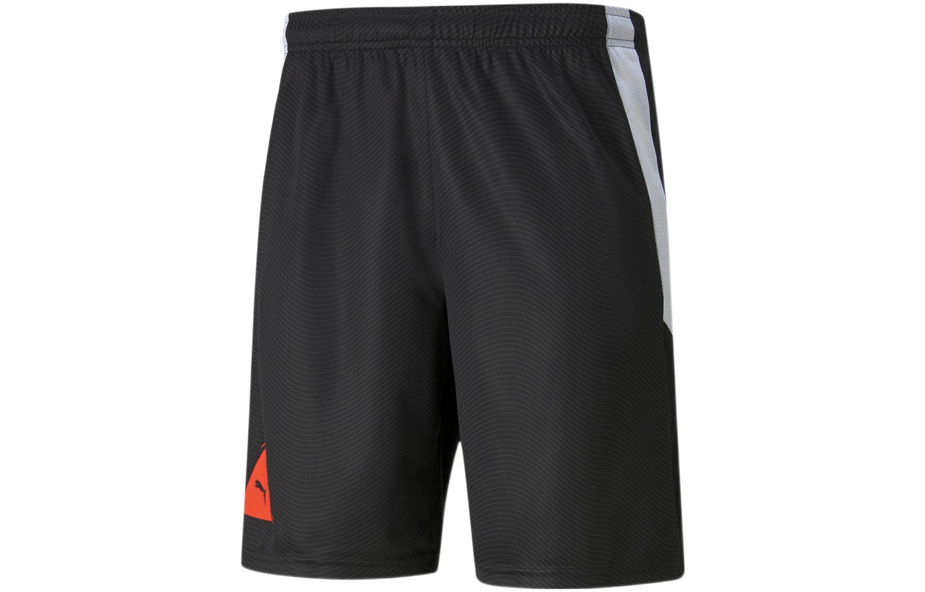 Puma Football Training Shorts Unisex Black Breathable Colorblock Design. 657585-03