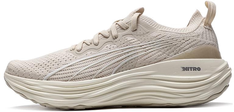 puma-forever-run-nitro-knit-non-slip-resistant-low-top-running-beige-379139-04