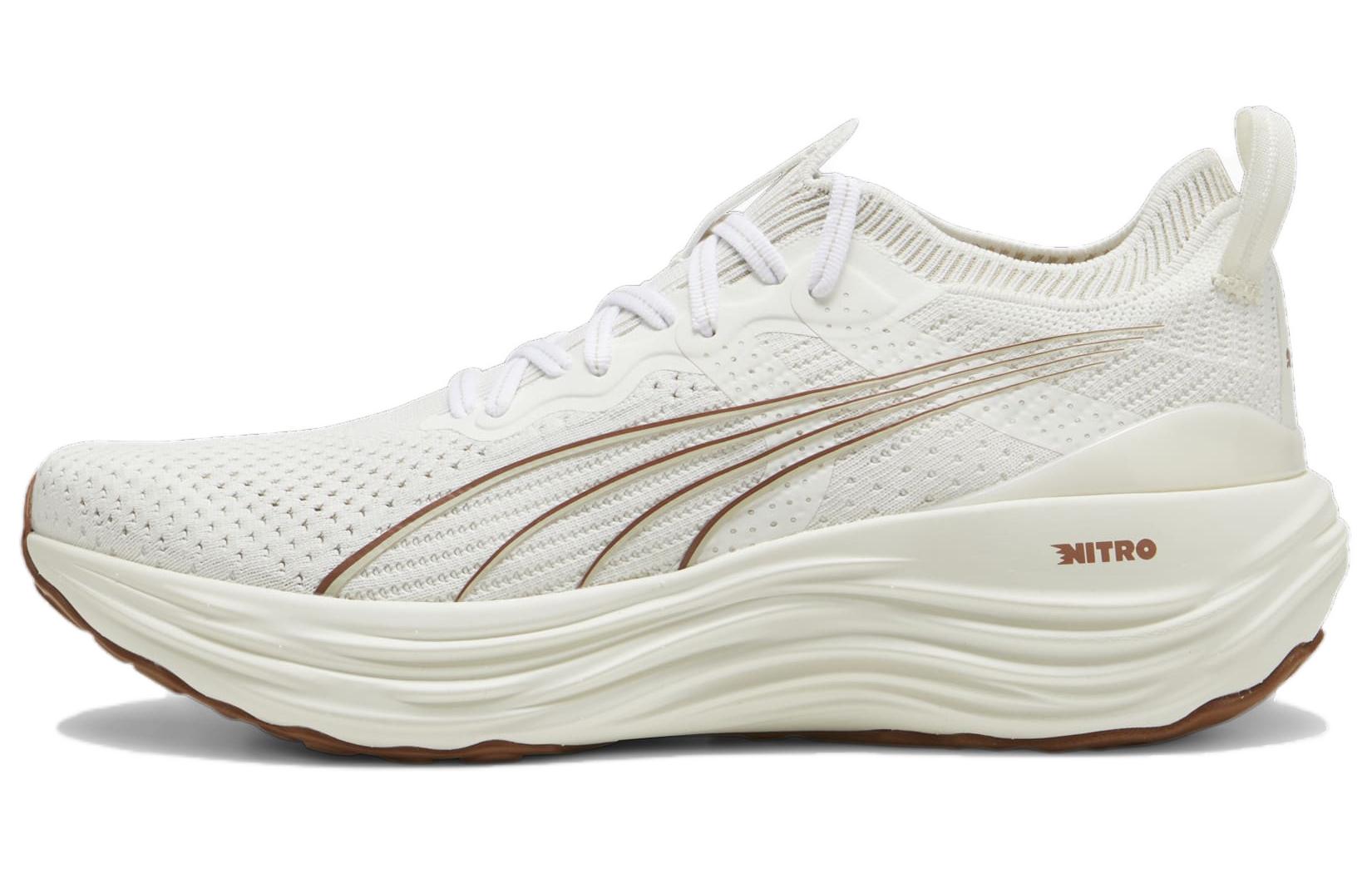 Puma ForeverRun Nitro Knit 'Warm White Teak' 379139-09