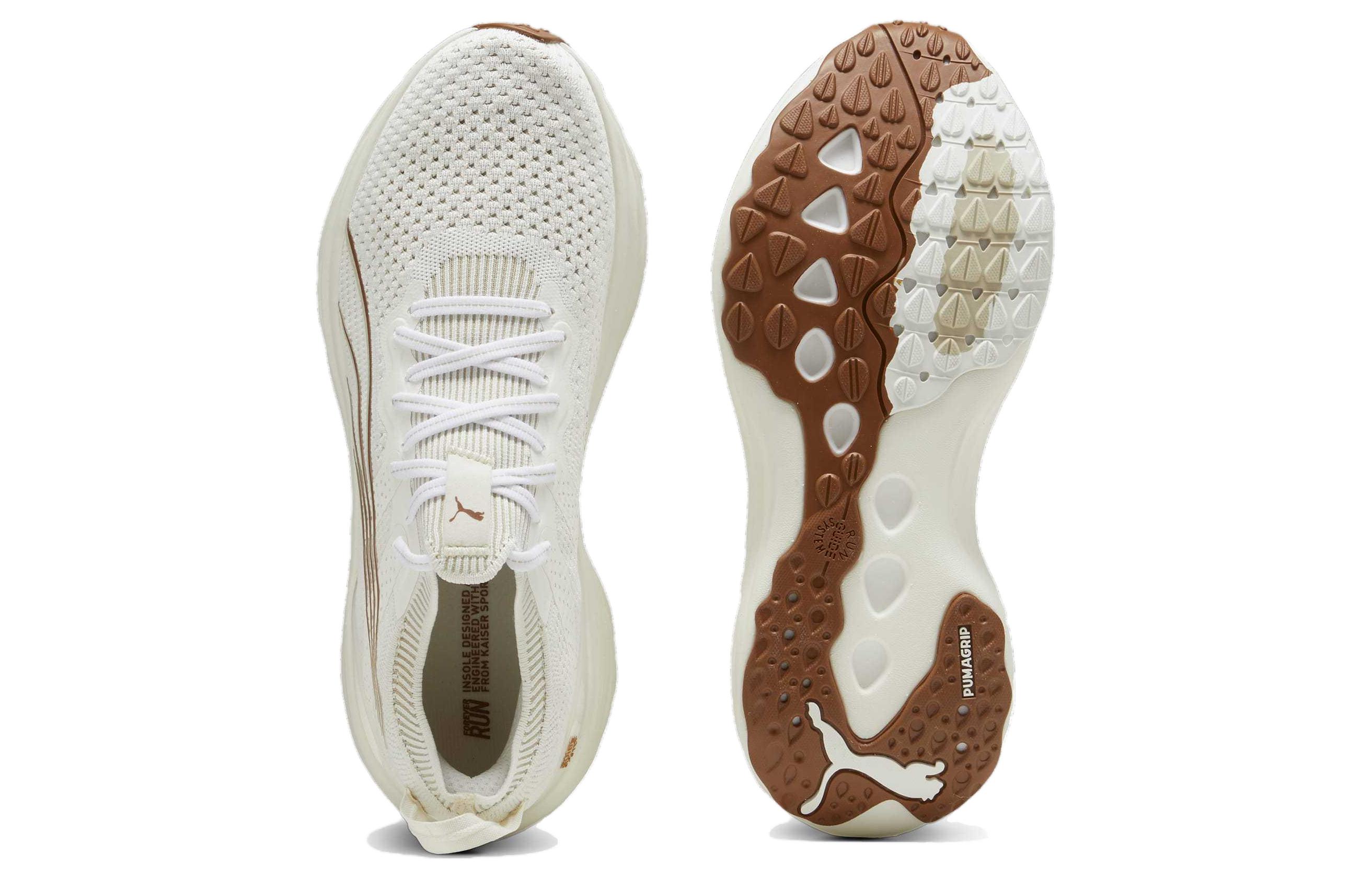 Shop Puma ForeverRun Nitro Knit 'Putih Panas Teak' 379139-09