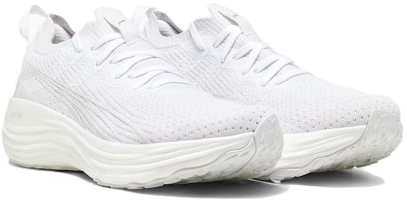 Puma ForeverRun NITRO Knit 'White Feather Grey' 379139-05 Shop Puma ForeverRun NITRO Knit 'White Feather Grey' 379139-05