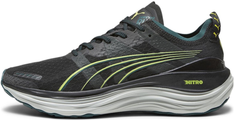 Puma ForeverRun Nitro Winter 'Black Malachite Yellow' 378472-01 Buy Puma ForeverRun Nitro Winter 'Black Malachite Yellow' 378472-01