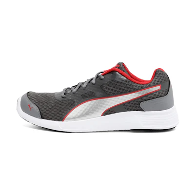 Puma Fst RNNR IDP 'Breathable Shock-Absorbing Low-Top Running Shoe Grey Red'
