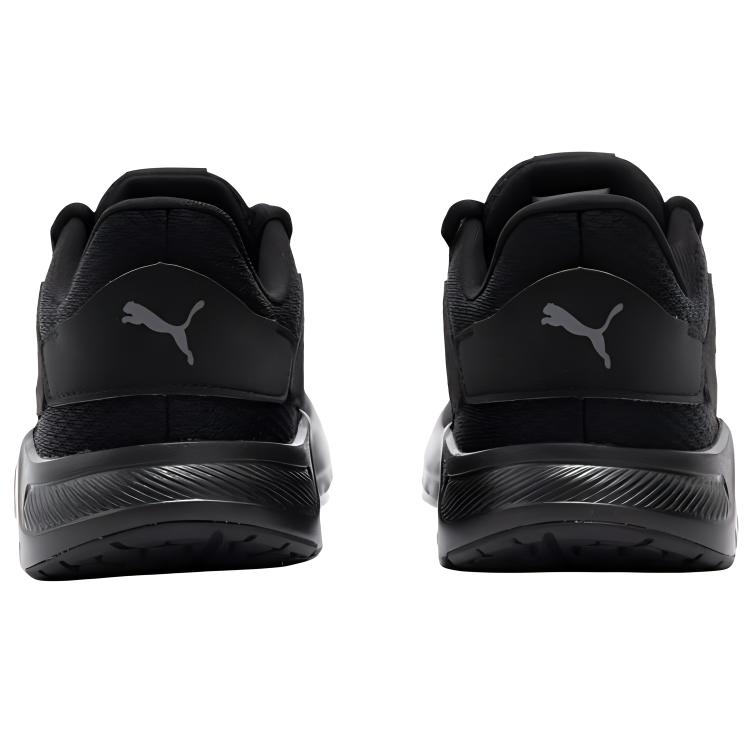 Shop PUMA Rs-Connect 舒適休閒減震防滑透氣 低幫跑步鞋 男女同款 黑灰