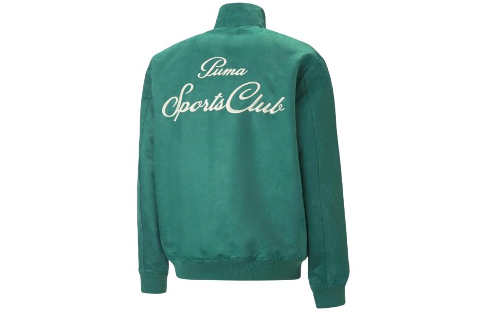 Lookbook Puma 全拉鍊休閒外套 綠色 537993-37