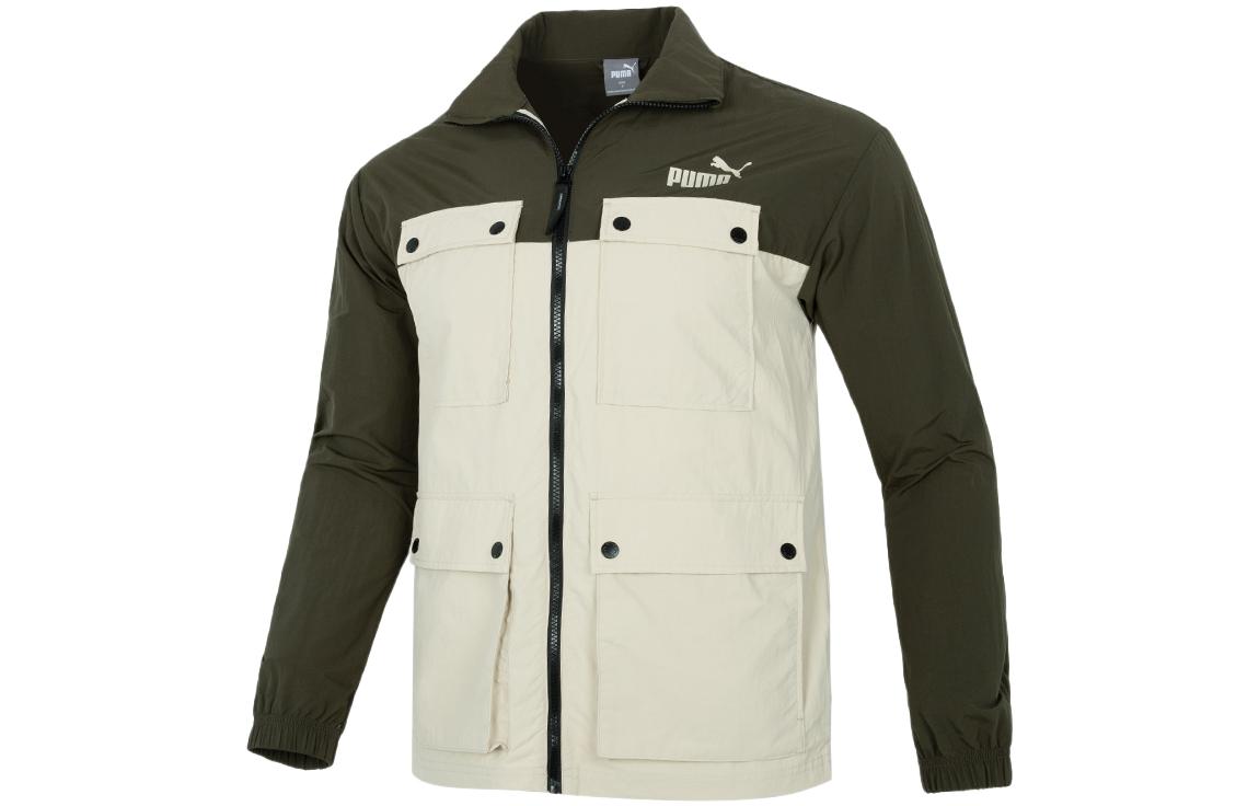 Puma Full-Zip Contrast Jacket Olive Green 849455-64