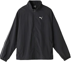 Puma Full-Zip Retro Loose Fit Track Jacket in Dark Gray 686087-69 Puma Full-Zip Retro Loose Fit Track Jacket in Dark Gray 686087-69