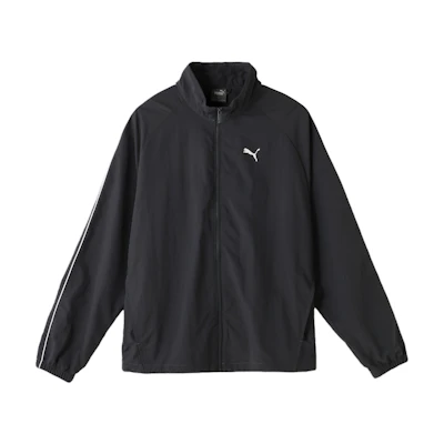 Puma Full-Zip Retro Loose Fit Track Jacket in Dark Gray 686087-69