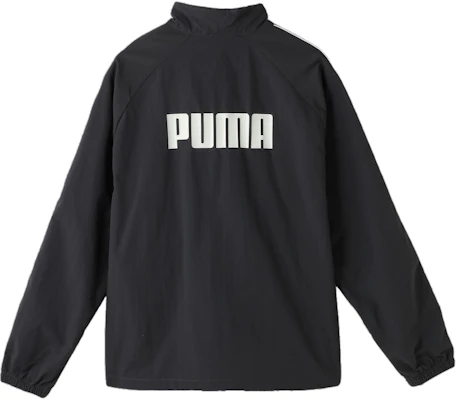 Puma 深灰復古風全拉鍊寬鬆版運動外套 686087-69 Lookbook Puma 深灰復古風全拉鍊寬鬆版運動外套 686087-69