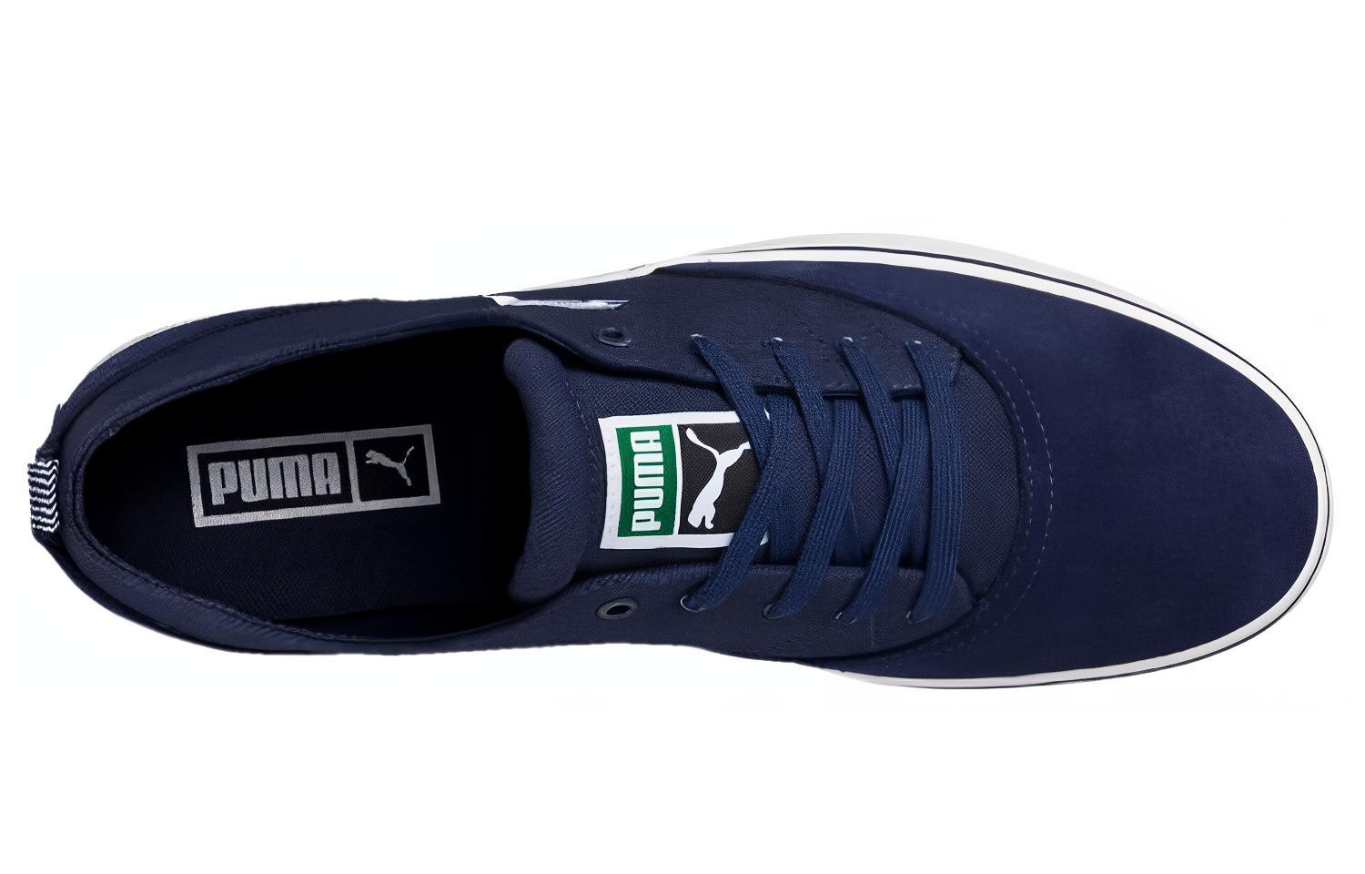 Shop Puma Funist Parade 舒適透氣休閒板鞋 藍