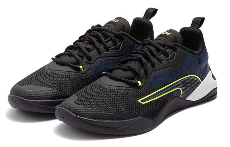 Lookbook 푸마 퓨즈 2.0 블랙/그레이/블루 (Puma Fuse 2.0 Black/Gray/Blue) 376151-07