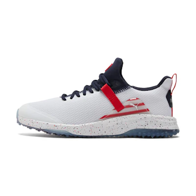 Puma Fusion EVO Sport Shoes White/Blue/Red