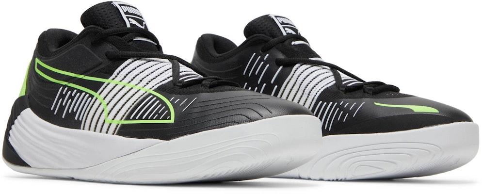 Puma Fusion Nitro 'Black Green Glare' 195587-01 Cheap Puma Fusion Nitro 'Black Green Glare' 195587-01