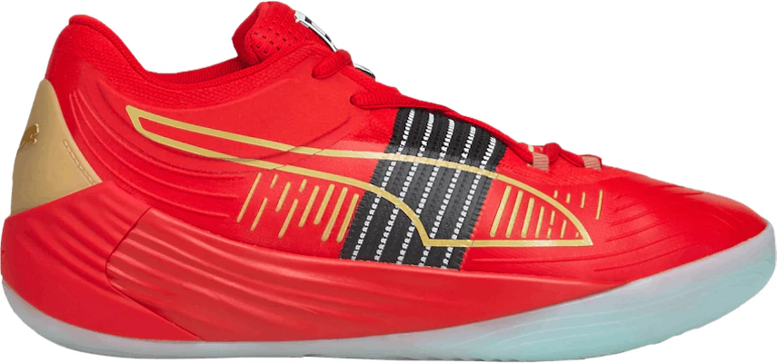Puma basketball shoes best sale red