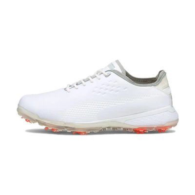 Puma Fusion Pro Adapt Delta Wear-resistant Non-Slip Golf Shoe White