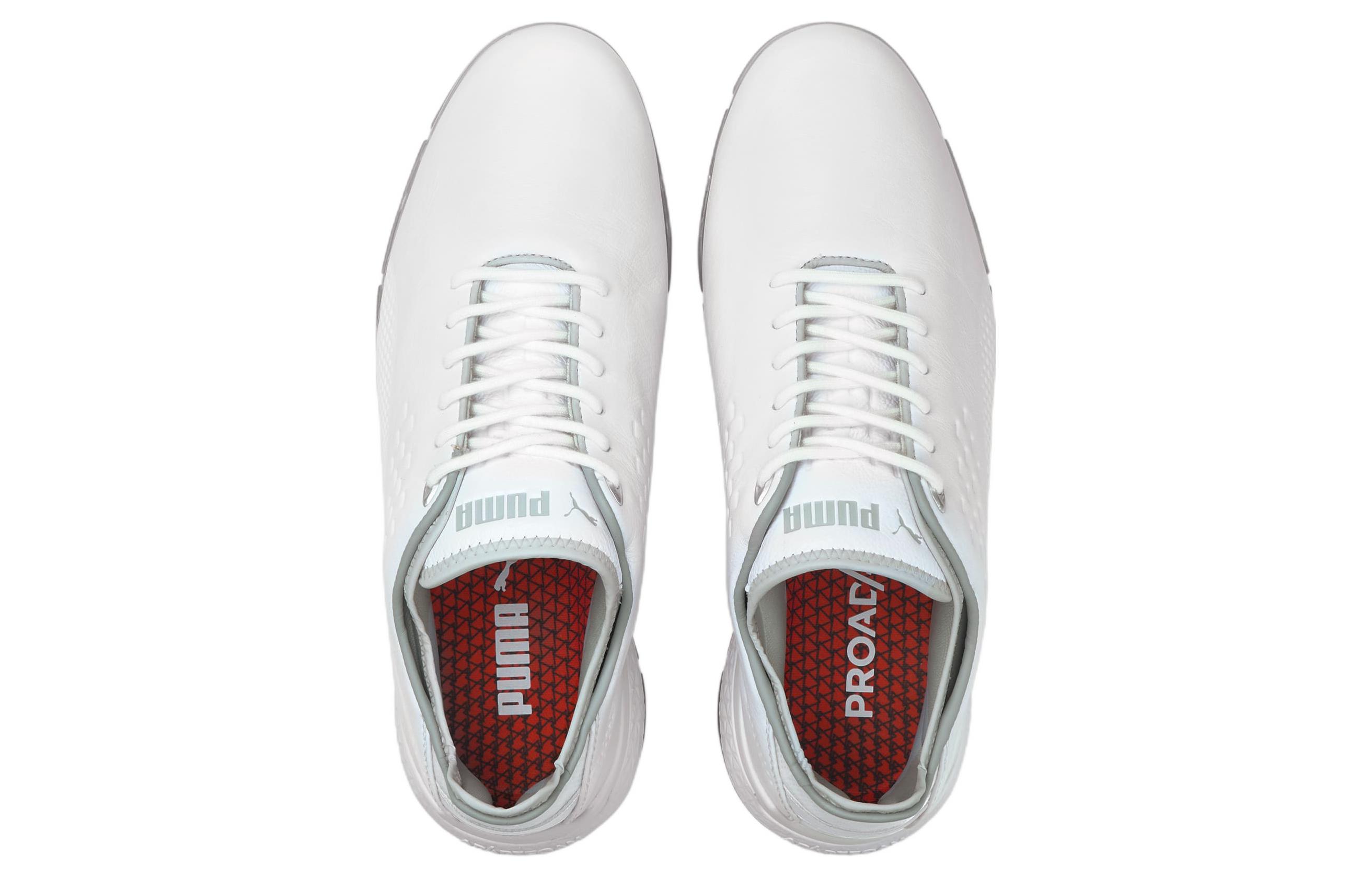 Lookbook Puma Fusion Pro Adapt Delta Wear-resistant Non-Slip Golf Shoe White 193849-01