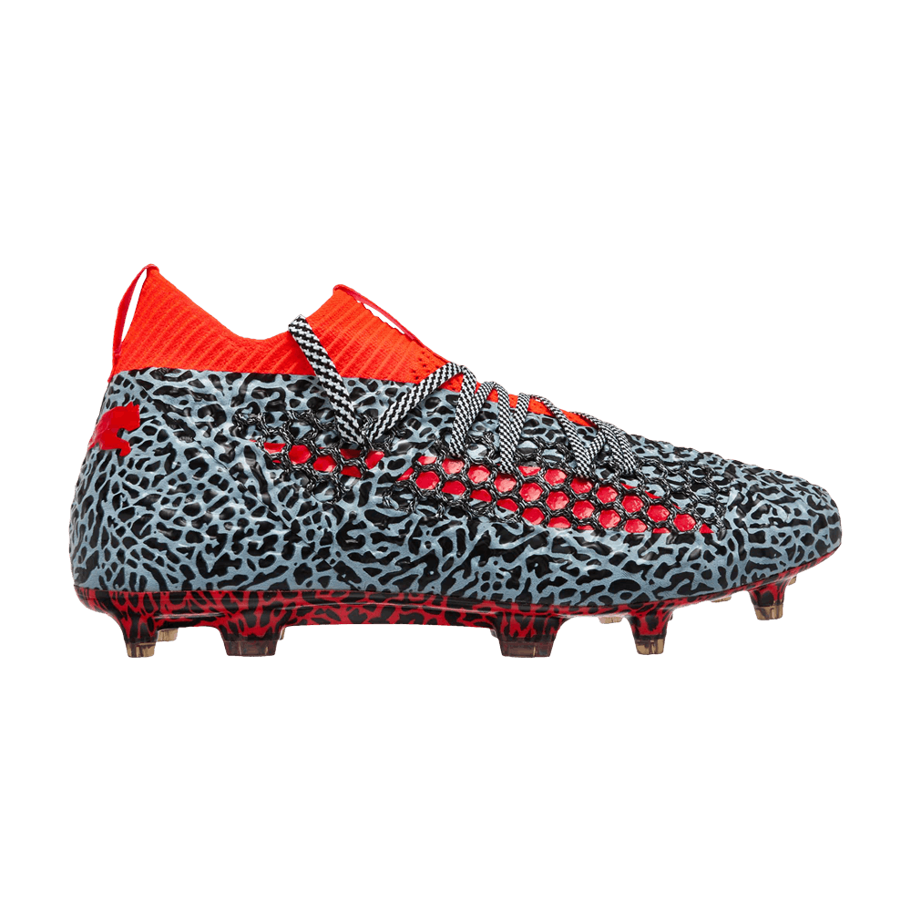 Buy 彪马Future 18.1 Netfit FG AG“纹理包 - 白红爆裂” 104507-01