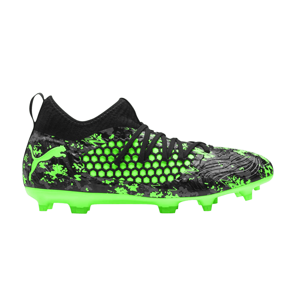 Puma Future 19.3 Netfit FG AG 'Black Green Gecko' 105539-04