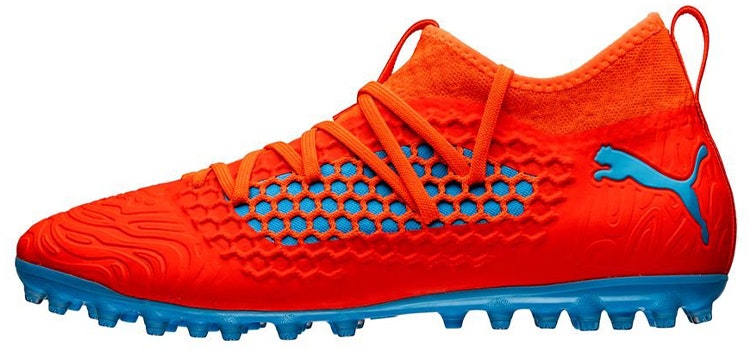 puma-future-19-3-netfit-mg-orange-blue-105541-01