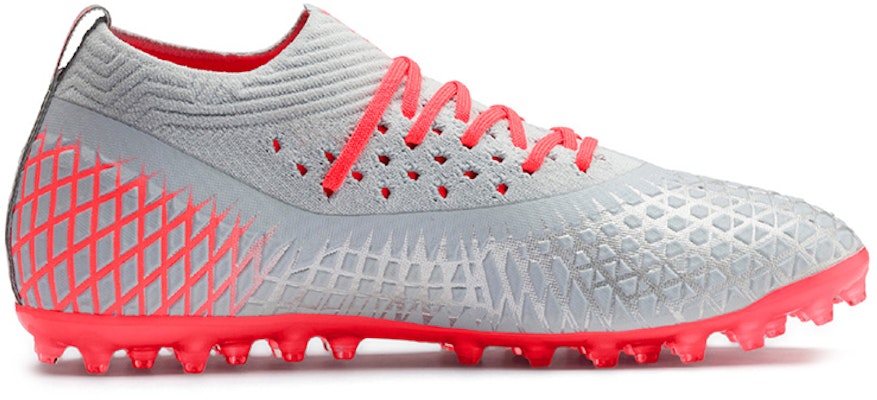 Puma Future 4.2 Netfit MG 多場地足球鞋 灰紅色 Order Puma Future 4.2 Netfit MG 多場地足球鞋 灰紅色