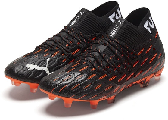 Puma Future 6.1 Netfit FG AG 'Hitam Oranye Mencolok' 106179-01 Lookbook Puma Future 6.1 Netfit FG AG 'Hitam Oranye Mencolok' 106179-01