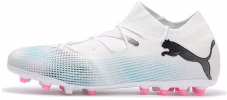 Puma Future 7 Match MG Cleats 'White Blue Pink' 107719-01 Puma Future 7 Match MG Cleats 'White Blue Pink' 107719-01