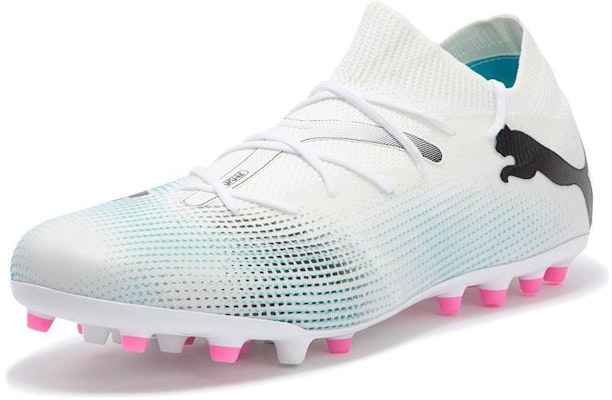 Puma Future 7 Match MG Cleats 'White Blue Pink' 107719-01 Lookbook Puma Future 7 Match MG Cleats 'White Blue Pink' 107719-01