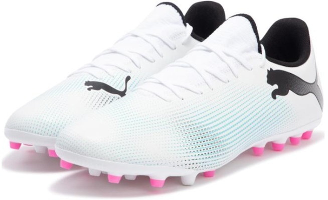 Puma Future 7 Play MG Cleats 'White Blue Pink' 107725-01 Shop Puma Future 7 Play MG Cleats 'White Blue Pink' 107725-01