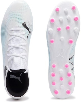 Puma Future 7 Play MG Cleats 'White Blue Pink' 107725-01 Details for Puma Future 7 Play MG Cleats 'White Blue Pink' 107725-01