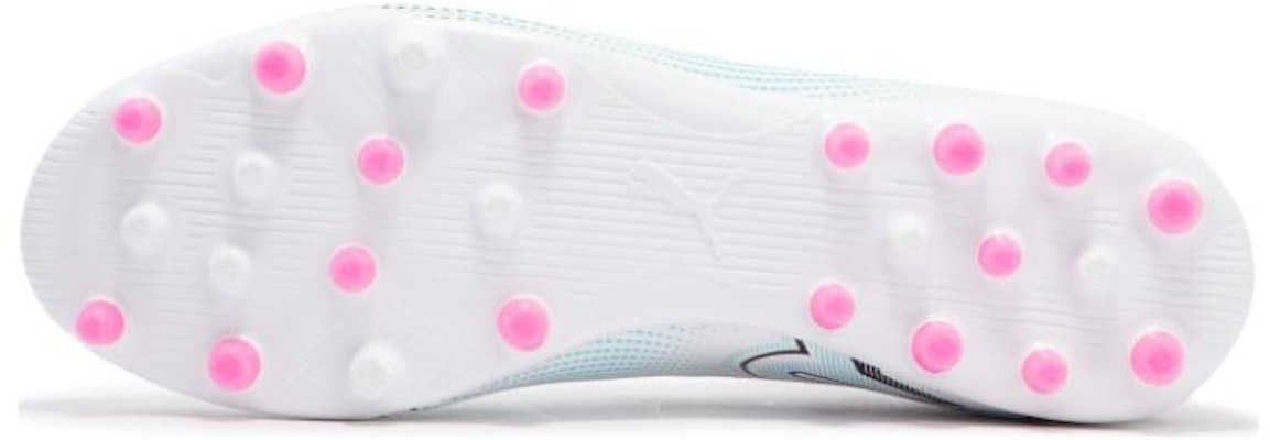 Puma Future 7 Play MG Cleats 'White Blue Pink' 107725-01 Cheap Puma Future 7 Play MG Cleats 'White Blue Pink' 107725-01