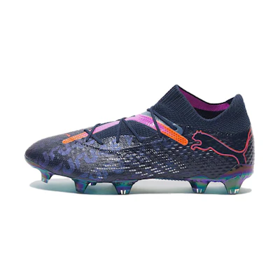 Puma Future 7 Ultimate FG/AG Soccer Cleats 'Navy Pink Red'