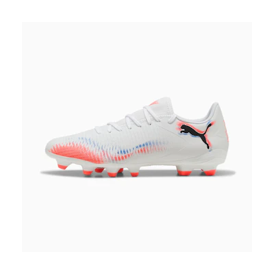 PUMA Future 8 Play FG/AG Soccer Cleats PUMA White/PUMA Black/Glowing Red