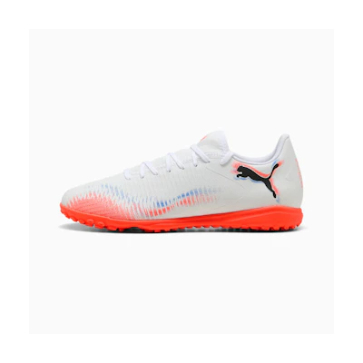 Puma Future 8 Play TT Soccer Shoes PUMA White/PUMA Black/Glowing Red