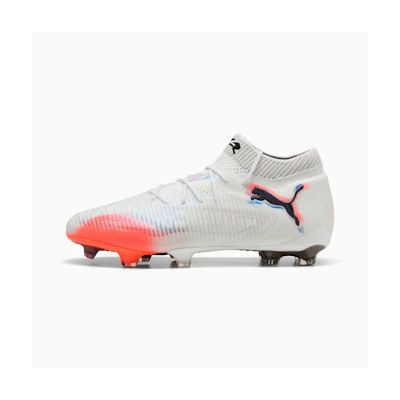 Puma Future 8 Ultimate FG Soccer Cleats PUMA White/PUMA Black/Glowing Red