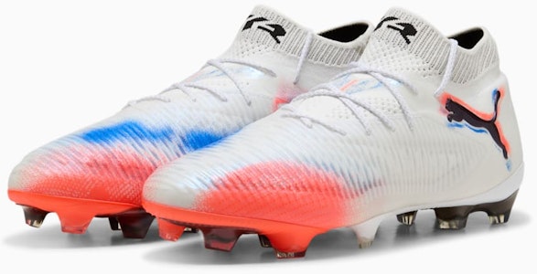 Puma Future 8 Ultimate FG Sepatu Bola Putih/Hitam/Merah Menyala. 108581-01 Order Puma Future 8 Ultimate FG Sepatu Bola Putih/Hitam/Merah Menyala. 108581-01