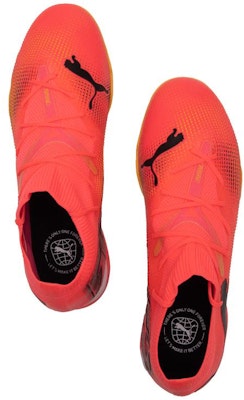 PUMA 系帶 TT(膠質碎釘) 減震防滑耐磨 足球鞋 男款 紅黃 Order PUMA 系帶 TT(膠質碎釘) 減震防滑耐磨 足球鞋 男款 紅黃