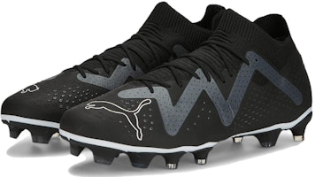 PUMA Future Match FG/AG 人造草坪 防滑耐磨 低幫 足球鞋 男款 黑白 Lookbook PUMA Future Match FG/AG 人造草坪 防滑耐磨 低幫 足球鞋 男款 黑白