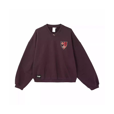 Puma Future Of Classic Crew Unisex Pullover Midnight Purple Red Sweater 630479-89