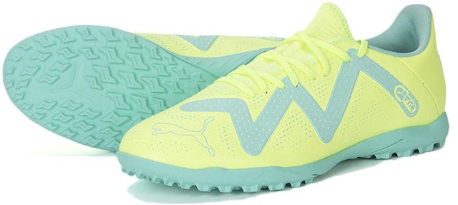 PUMA Future Play TT 人造草坪防滑耐磨輕便足球鞋 男款 黃綠 Order PUMA Future Play TT 人造草坪防滑耐磨輕便足球鞋 男款 黃綠