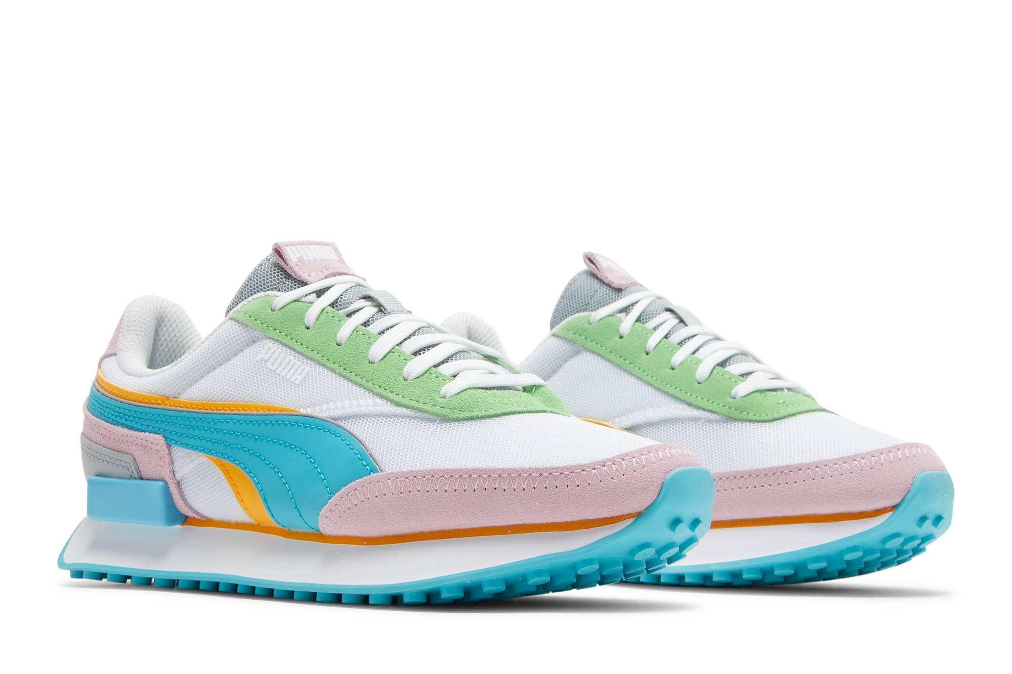 Cheap (W) Puma Future Rider '双色 - 白色粉红女士款' 382281-01