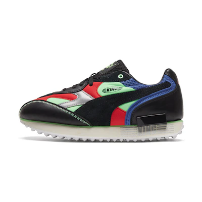 Puma FUTURE RIDER KING TRAINERS 'Black Green Red'