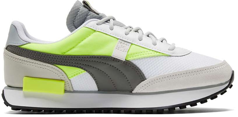 PUMA Future Rider Neon 透氣 低幫 運動休閒鞋 男女同款 灰黃 Order PUMA Future Rider Neon 透氣 低幫 運動休閒鞋 男女同款 灰黃