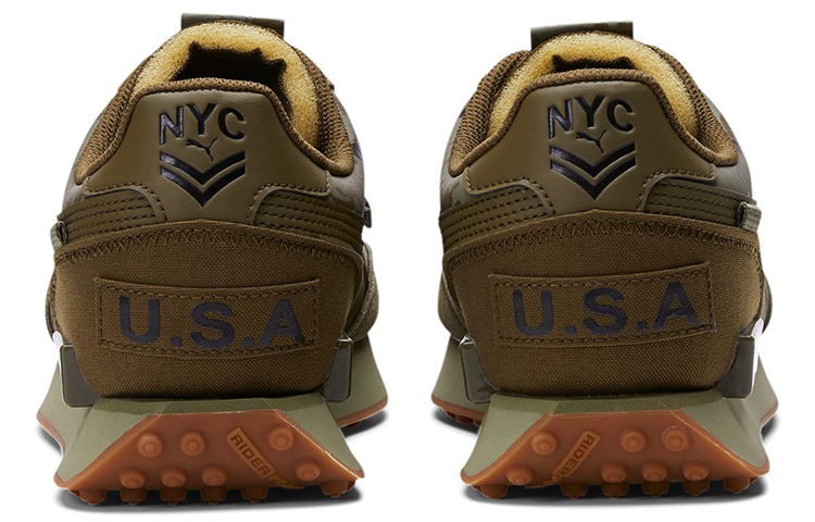 Shop 푸마 퓨처 라이더 'NYC - 다크 올리브 카모' (shortened: 퓨처 라이더 'NYC 카모') 374394-01