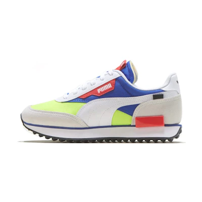 (W) Puma Future Rider Play On Low-tops Sport Shoes Gray/White/Blue