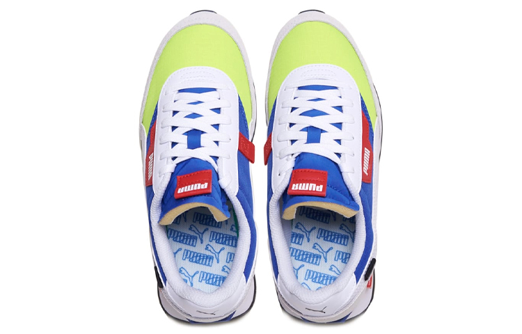 (W) Puma Future Rider Play On Low-tops Sport Shoes Gray/White/Blue 圖 3