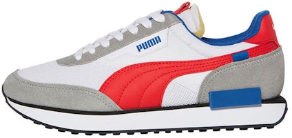 Puma Future Rider 'Play On SD White Blue Red' 382500-01 Puma Future Rider 'Play On SD White Blue Red' 382500-01
