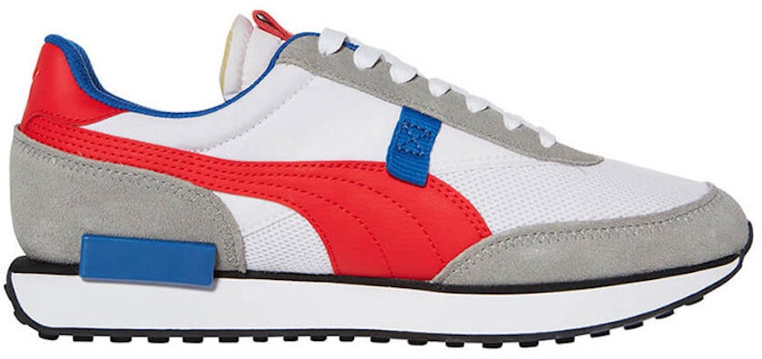 プーマ フューチャーライダー プレイオン (白/青/赤) 382500-01 Order プーマ フューチャーライダー プレイオン (白/青/赤) 382500-01