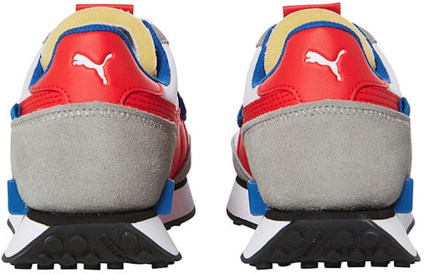 プーマ フューチャーライダー プレイオン (白/青/赤) 382500-01 Shop プーマ フューチャーライダー プレイオン (白/青/赤) 382500-01