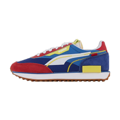 Puma Unisex Future Rider Twofold Sd Running Shoes White/Red/Blue
